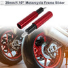 Motorcycle 2 x 10.5mm Aluminum Alloy Motorcycle Slider Frame Bolt Red