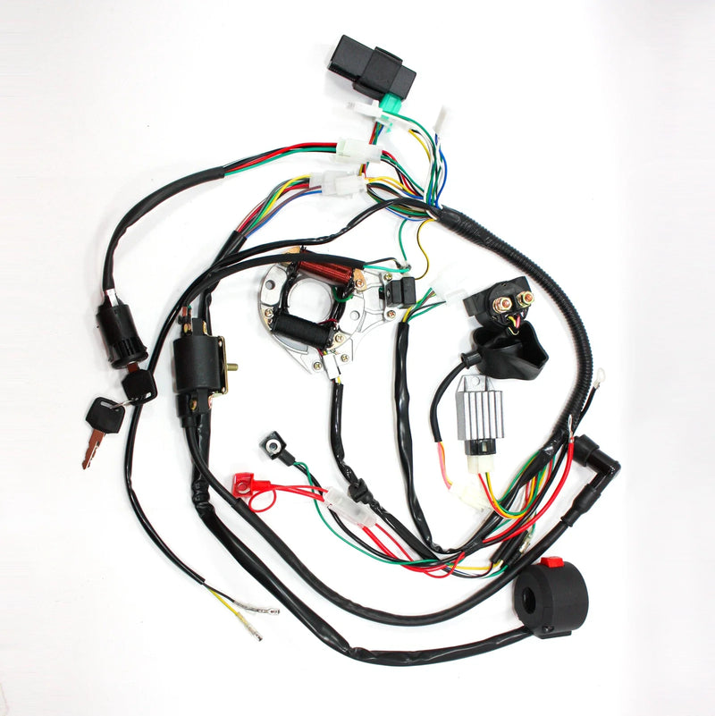 ATV Quad 70cc 110cc Electric Start Engine Wiring Harness Loom Stator