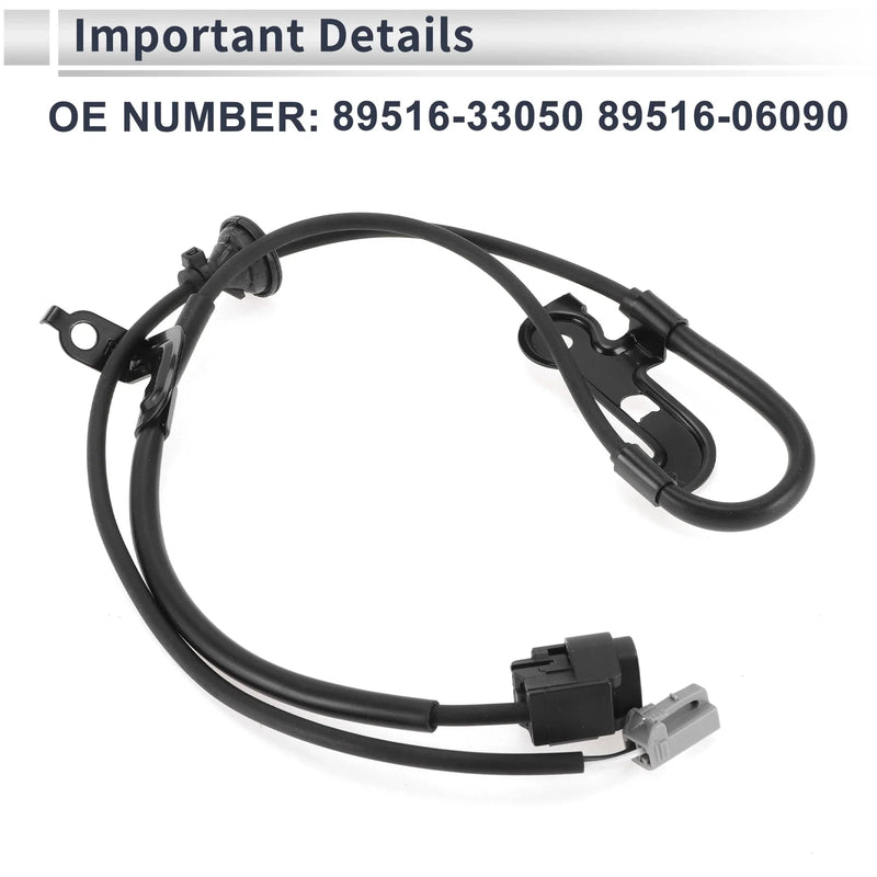 Toyota Camry (2010-2011) 1 x Rear Right ABS Wheel Speed Sensor