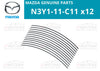 MAZDA RX-7 12 x Engine Rotor Side Seal (1986–95)