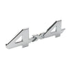 Universal Cars Silver 3D Rear Tailgate Emblem Badge Overlay Decal