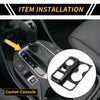 Ford Maverick Carbon Fiber Gear Shift Frame Panel Cover Trim (22-24)
