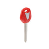 YAMAHA XJR1300 FJR1300 XVS400 YZF R1 R6 Blank Uncut Key Blade Red (1999-2023)