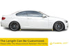 Universal Fit Matte Black Side Skirt Extension Splitter (No Year)