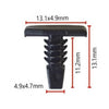 Vehicle Door Weatherstrip Retainer Clip 20x Nylon