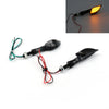 Universal Motorcycle Black Skeleton Hand Turn Signals (No Year Specified)