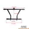 Harley Softail Low Rider FXLR FXLRS FXLRS Front Highway Peg Crash Bar (18-23)