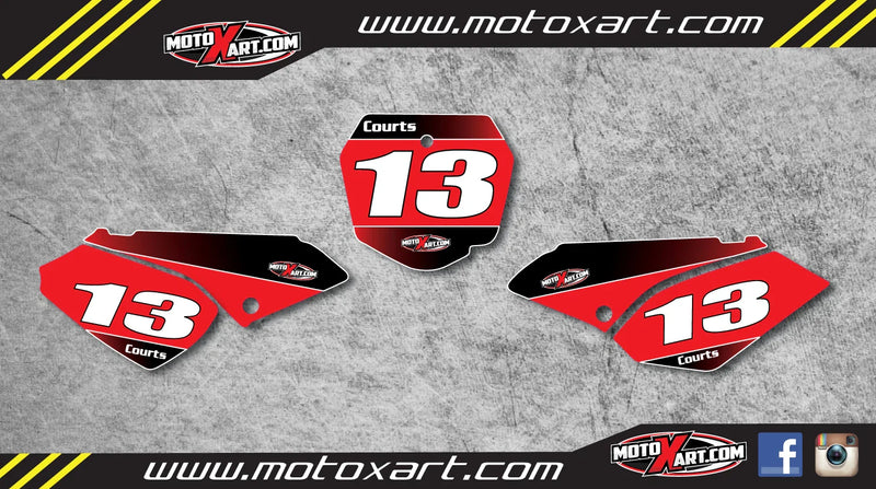 Suzuki DRZ 125 (2001-2007) Stickers Decals Graphics Custom Number Plates