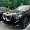 BMW X3 2 x Gloss Black Front Bumper Side Air Vent Trim Covers (2025)
