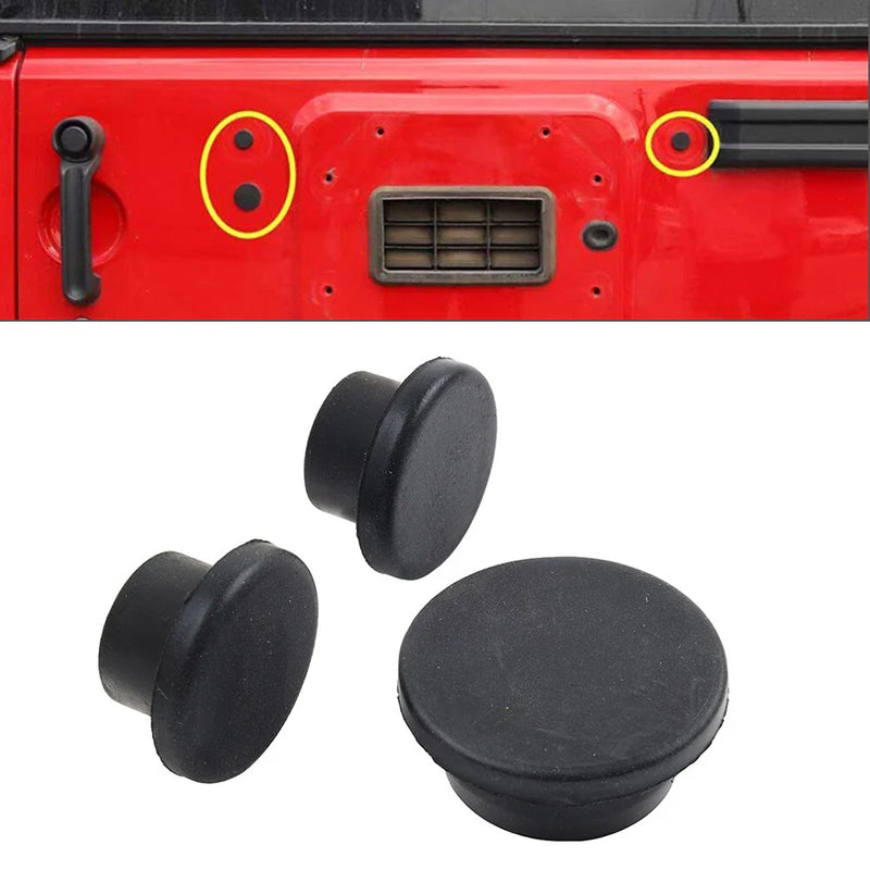 Jeep Wrangler JK JKU 3 x Tailgate Plug Set (2007-2017)