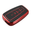 Toyota RAV4 Camry Corolla 4 Button Remote Key Fob Cover Case Red (2018-2022)