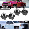 Chevy Silverado, GMC Sierra, Canyon 4 x Tie Down Anchors (2014-2023)