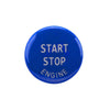 BMW X5 E90 E92 E60 Blue Engine Start Stop Push Button Cover Trim (2007-2013)