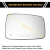 Dodge Ram 1500 2500 Heated Right Mirror Glass (2010-2023)