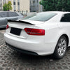Audi A5 8T Coupe Gloss Black Rear Boot Spoiler Lip (2007-2016)