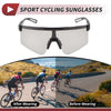 Motorcycle Goggles Light Gray Lens Black Frame Tri-acetel Cellulose