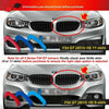 BMW GT F34 M-Power 9 Bars Kidney Grille Cover Insert Clips (2013-2018)