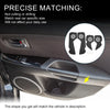 Porsche Macan (2016-2024) Black Set Car Door Leather Anti Kick Pad Sticker