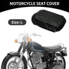 Motorbike Cushion Waterproof Black L Size Universal Motorcycle Seat Cover