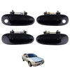 Outer Door Handle Black Set 4 Fits Toyota Corolla AE100 AE101 Sedan 1991-96 D05