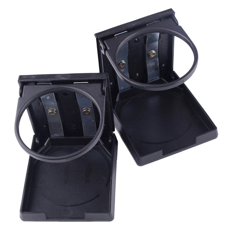 Truck Boat Van Black Universal Car Folding Cup Holder Drink Holder