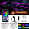 Car Interior - APP Control USB RGB LED Ambient Light Strip