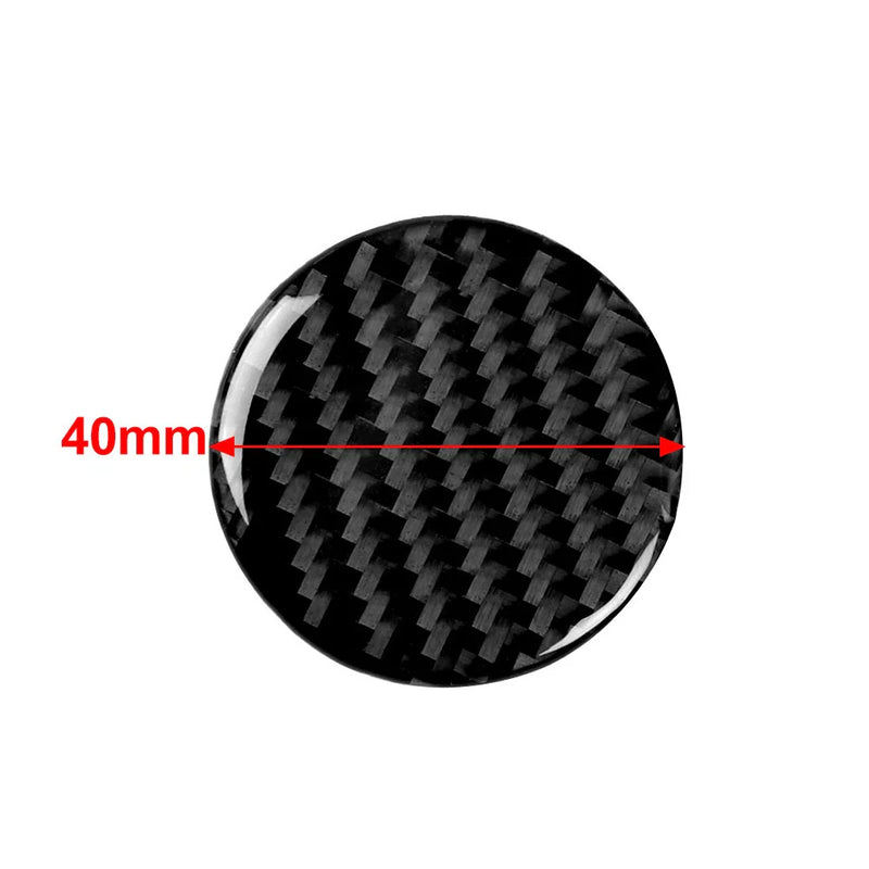 Audi A4 B9 Carbon Fiber Central Control Switch Button Cover (2017-2019)