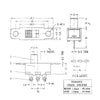 AC 300V 1NO 1NC Short Straight Hinge 20 x Mini Micro Switches
