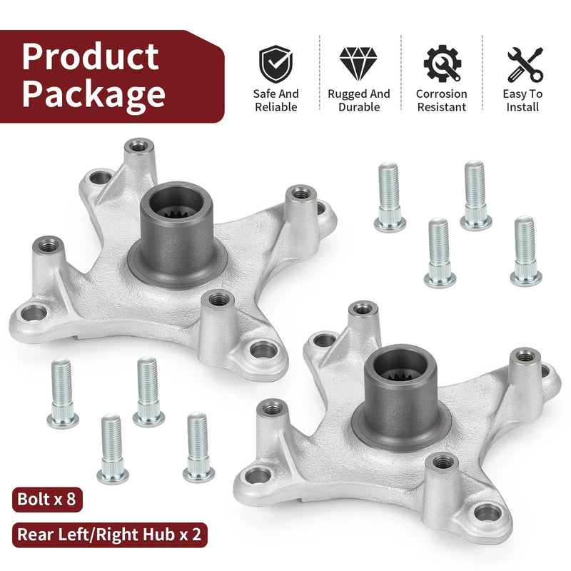 Hawkeye 300 / Sportsman 400 2 x Left & Right Hub w/ Bolts