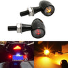 Various Models Black Mini Motorcycle LED Bullet Turn Signal Lights