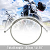 Motorcycle Oil Hose Line / 130cm / Stainless Steel Clutch Hydraulic