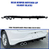 VW Polo MK6 Gloss Black Rear Bumper Diffuser with Tips (2019-2024)