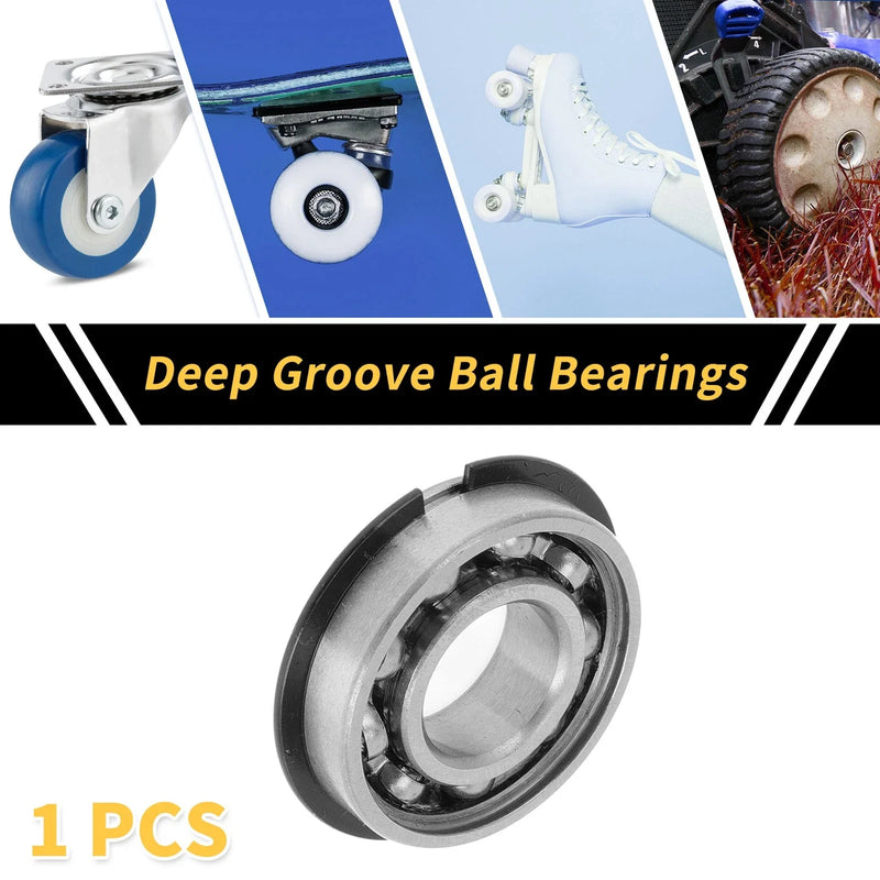 Scooter Skateboard Wheel Deep Groove Ball Bearings 10x22x6mm 1 Pc
