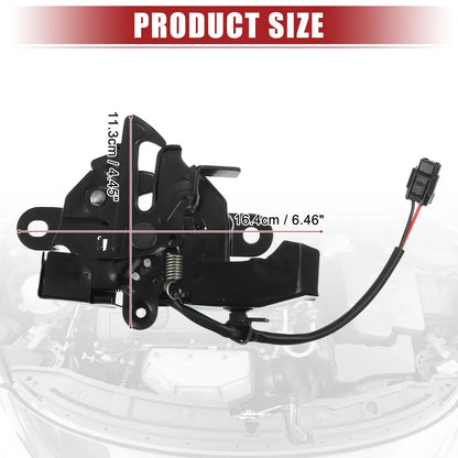 Bonnet Latch with Sensor for Toyota Sienna 2013-2020 - Black Replacement