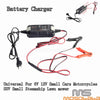 Small Cars, Motorcycles, SUVs 6V 12V Universal Battery Charger Kit
