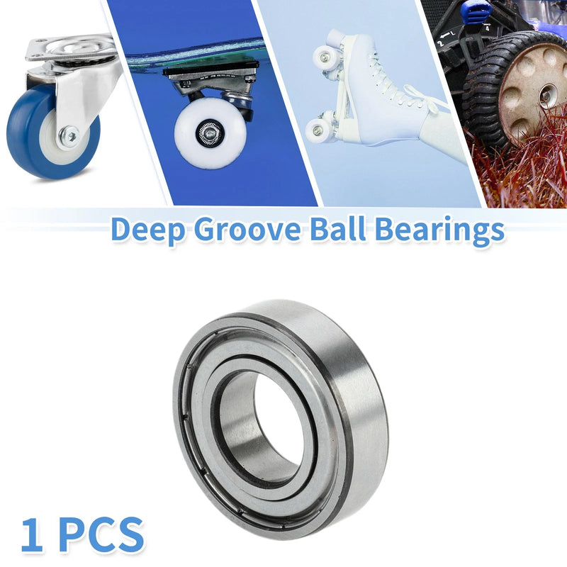 Scooter Skateboard Wheel 1 Pc Deep Groove Ball Bearings 17x35x10mm