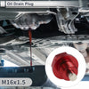 Car, Motorcycle, Boat Red Set M16x1.5 Engine Oil Drain Plug with Gasket