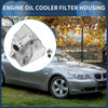 BMW 128i 1 Set Engine Oil Cooler Filter Housing with Sensors