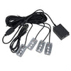 Car 1 RGB USB LED Light Strip Interior Atmosphere Lamp