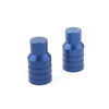 Motorcycle, Car, Trucks - Universal Wheel Covers Blue Valve Stem Caps