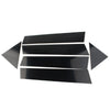 Chrysler 300 / 300C, Dodge Magnum, Black Pillar Posts Door Trim Cover Kit (2005-2010)