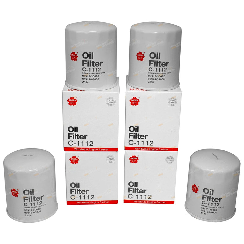 Bravo B2500 WL-T 2.5L Turbo Diesel Ute 4 x Oil Filters (1999-2000)