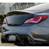 Hyundai Genesis Coupe 2009-2016 Real Carbon Fiber Trunk Duckbill Lids Parts