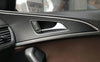Audi A6 C7 5D / Carbon Fiber / Interior Trim Stickers (2012–2018)