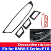 BMW F10 5 Series Carbon Fiber LHD Window Switch Cover (2011-2017)
