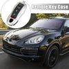 Porsche Cayenne Panamera Set Silver Tone Remote Key Cover Fob Case