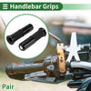 Motorcycle Hand Grips / 7/8" 22mm / Aluminum Alloy Black