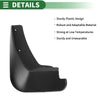 Ford Fiesta Hatchback (2009-2012) with Mounts Mud Flaps Splash Guards