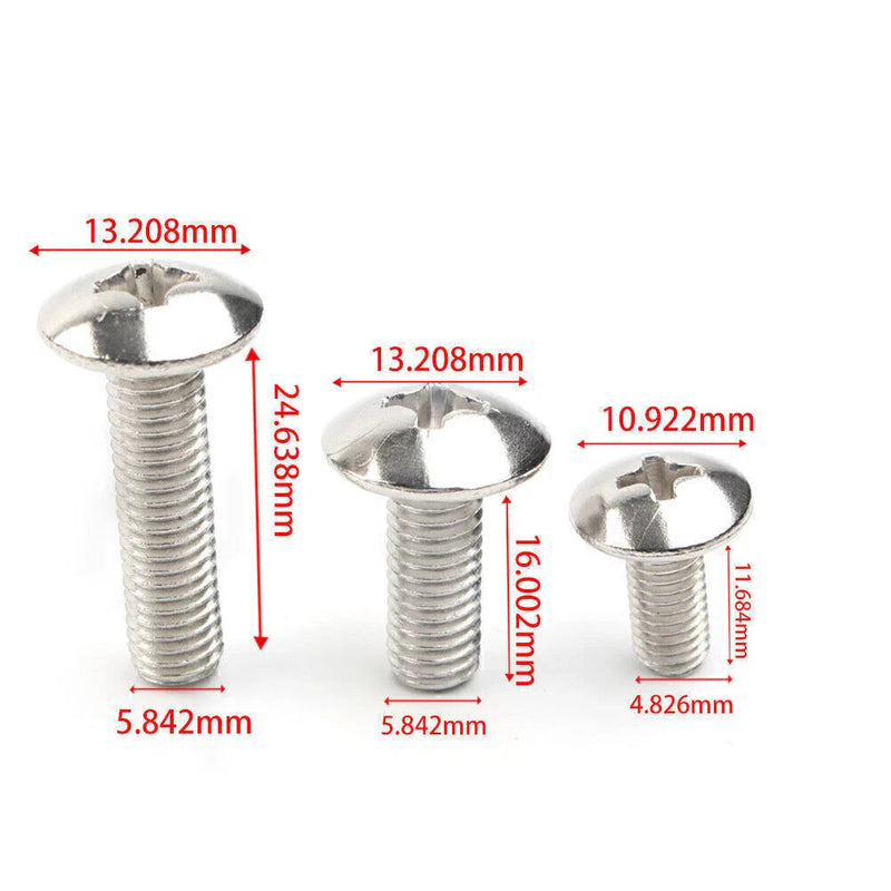 Yamaha Banshee 25 x Fender Bolt Screw Nut Mount Kit