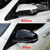 TOYOTA RAV4 2 x Gloss Black Mirror Cover Trim (2014–2018)